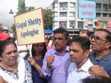 Christians in Mumbai protest